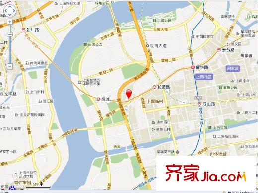 新世紀(jì)花苑三期交通圖