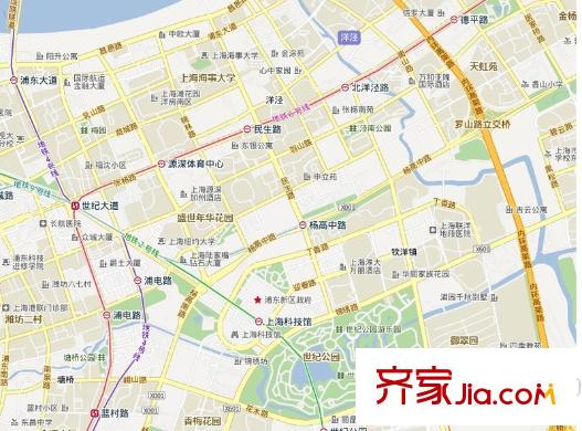 中星恬園交通圖