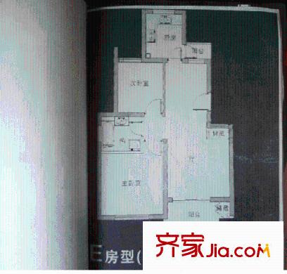 浦江丽都户型图户型图 2室1厅1卫1厨