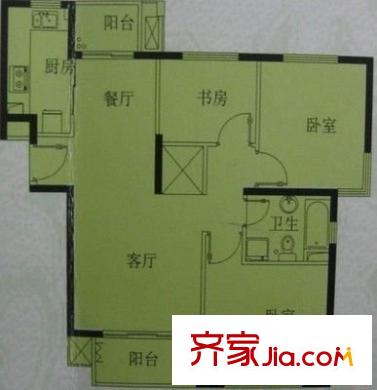 虹浦新城 0室 户型图