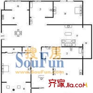 上海 仁恒廣場 戶型圖
