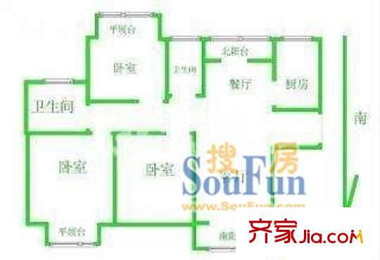 上海 仁恒廣場 戶型圖
