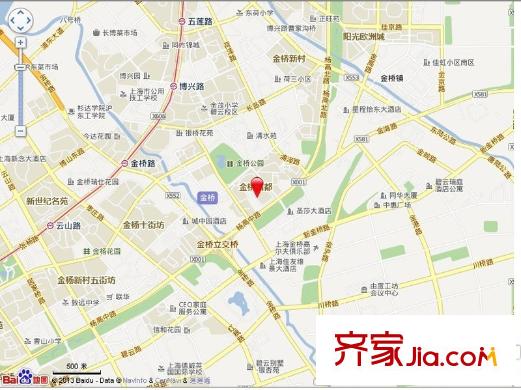 金橋名都交通圖