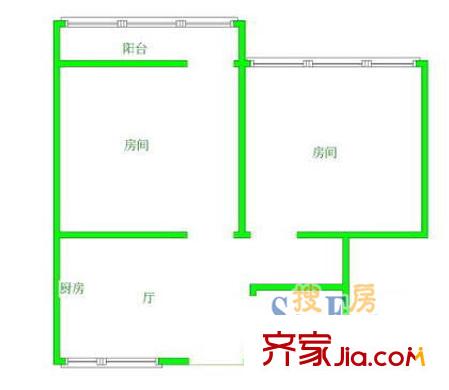 上海 德州一村 戶型圖