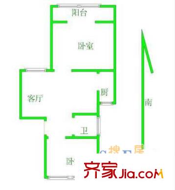 上海 德州一村 戶型圖