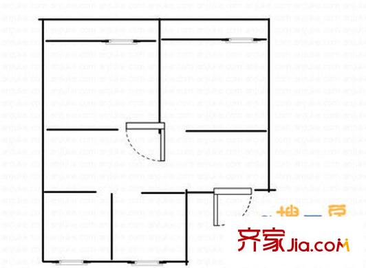 芳草路352弄小區(qū)戶型圖上海 芳草路352弄 戶型圖 2室1廳1衛(wèi)1廚