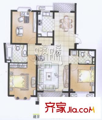 上海 绿水家园 户型图