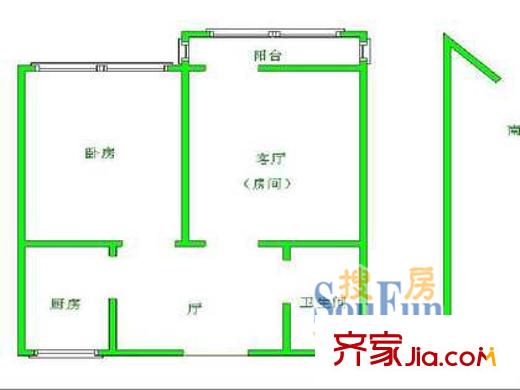 上海 漕溪大楼 户型图