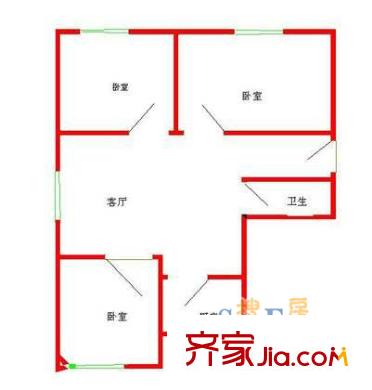 上海 漕溪大楼 户型图