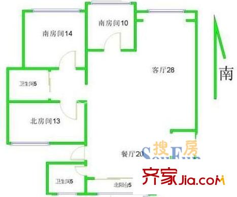 上海 立誠苑 戶型圖