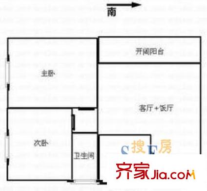 上海 仁恒公寓 戶型圖