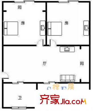 上海 仁恒公寓 戶型圖