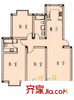 上海 仁恒公寓 戶型圖