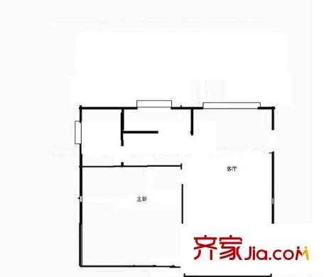 凌港城戶型圖戶型圖 1室1廳1衛(wèi)1廚
