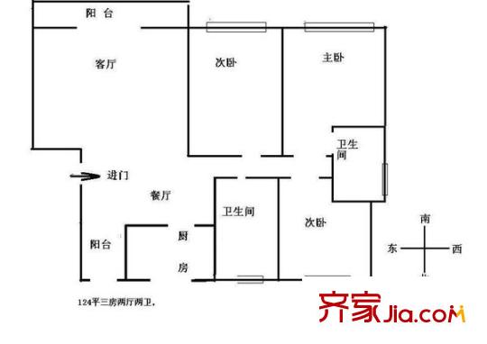 魅力之城 0室 户型图