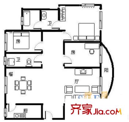 上海 羽北小區(qū) 戶型圖