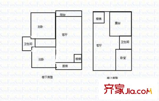 絕對城市戶型圖戶型圖 4室3廳2衛(wèi)1廚