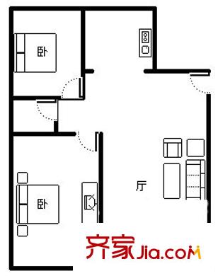 上海 龍昌苑 戶型圖