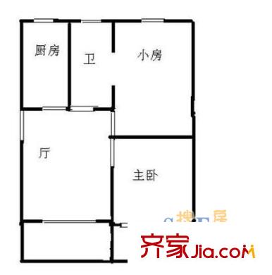上海 泗塘二村 户型图
