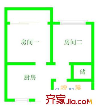 上海 泗塘二村 户型图