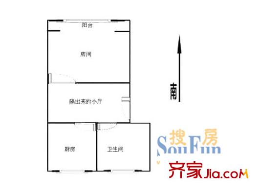 上海 泗塘二村 户型图