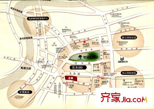 古北御庭交通圖