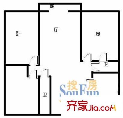 上海 富都花园 户型图