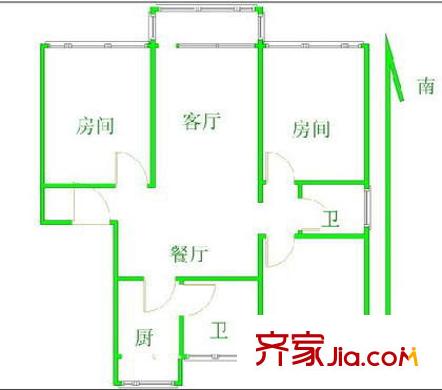 上海 東方吉苑 戶型圖
