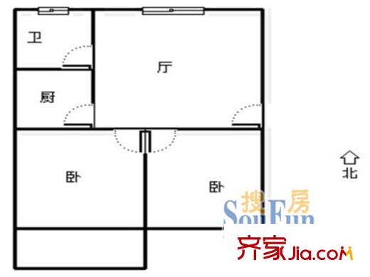上海 古桐公寓 戶型圖