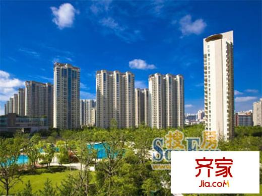 仁恒河濱城三期外景圖上海  