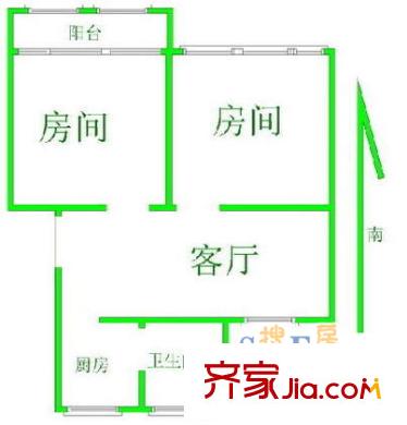 上海 齊河花苑 戶型圖