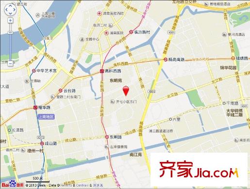 齊河花苑交通圖