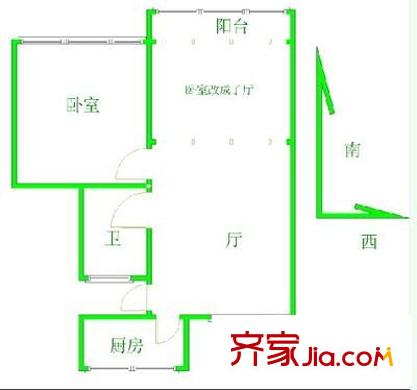 上海 齊河花苑 戶型圖