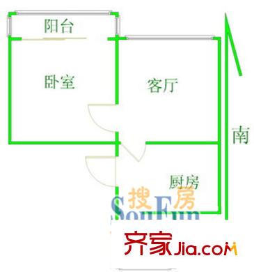 上海 齊河花苑 戶型圖