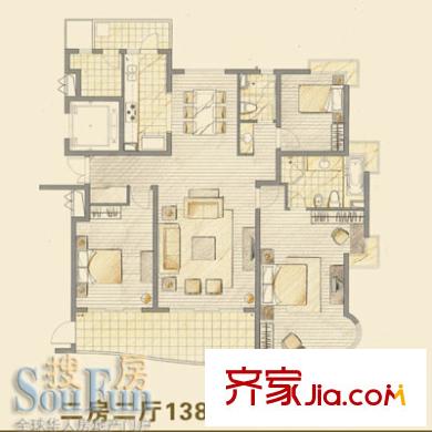 上海 濱江蘭庭 戶型圖