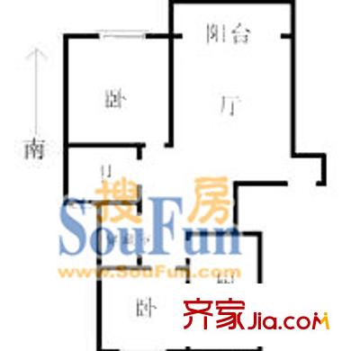 金東名苑戶型圖 戶型圖 2室1廳11衛(wèi)1廚