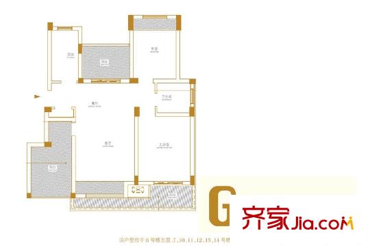浦發(fā)御園g7 2室2廳1衛(wèi)1廚