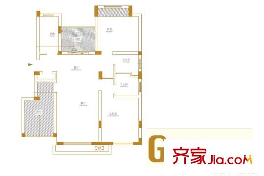 浦發(fā)御園g5-b 2室2廳2衛(wèi)1廚