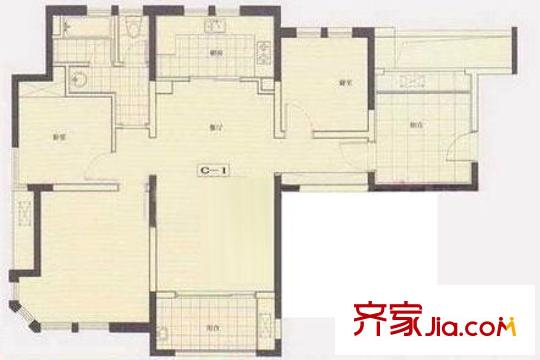 上海 龙柏四季花园 户型图