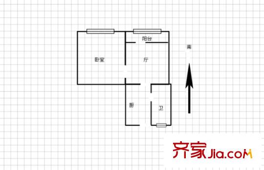 龔華新村 0室 戶型圖