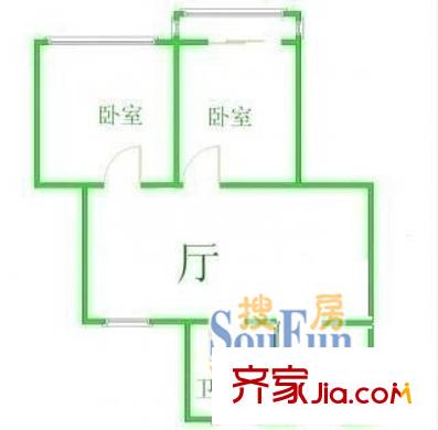 臨河小區(qū)2室1廳1衛(wèi)1廚