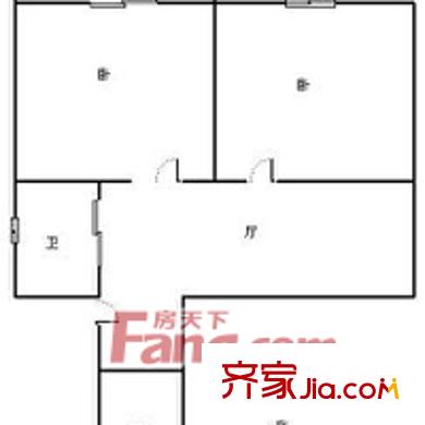芳華路268弄小區(qū)戶型圖芳華路268弄 戶型圖 2室1廳1衛(wèi)1廚
