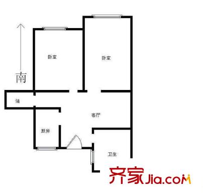 蓮溪六村 0室 戶型圖
