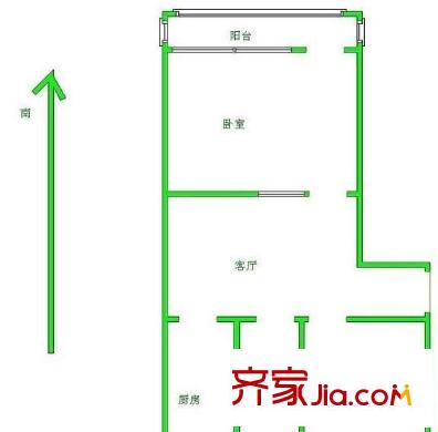 蓮溪六村 0室 戶型圖