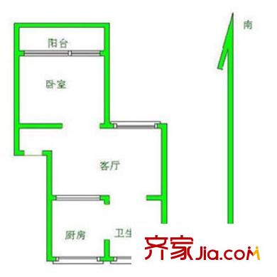 花木鑫豐苑戶(hù)型圖上海 鑫豐苑 戶(hù)型圖 1室1廳1衛(wèi)1廚