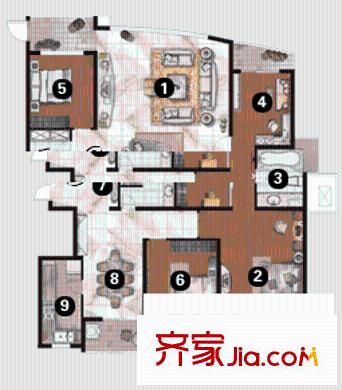 上海 浦東世紀(jì)花園 戶型圖