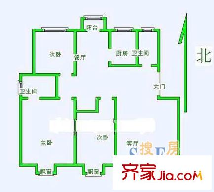 上海 繁榮安居 戶型圖