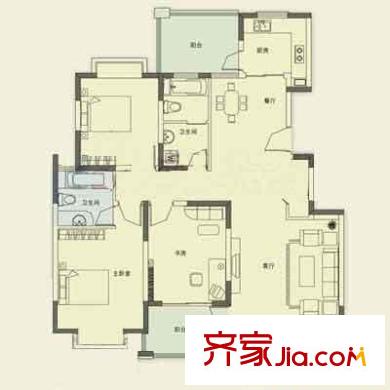 上海 金港河滨华城 户型图