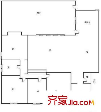 中星長島苑 3室 戶型圖