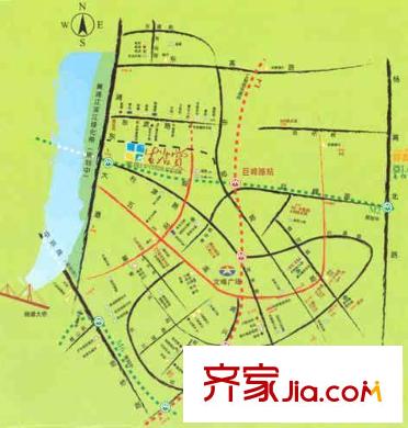 萊金佳園交通圖
